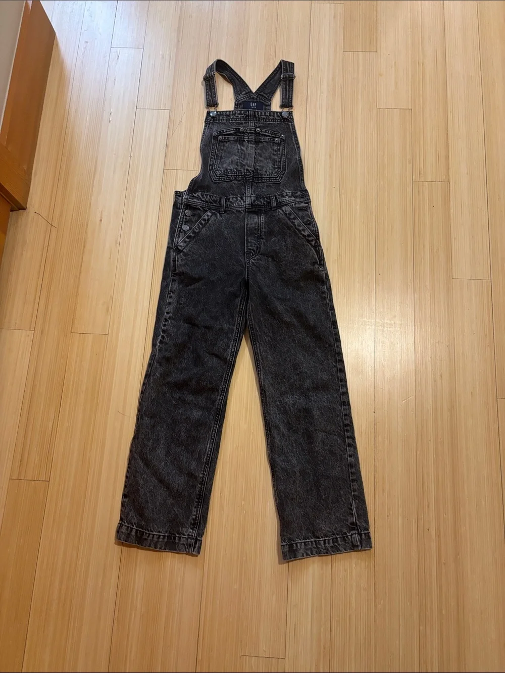 GAP Black Denim Kids Overalls